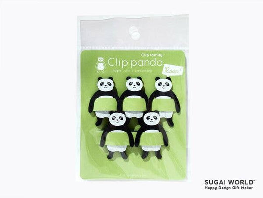 SUGAI WORLD - Clip Family Paperclip/Bookmark - Panda