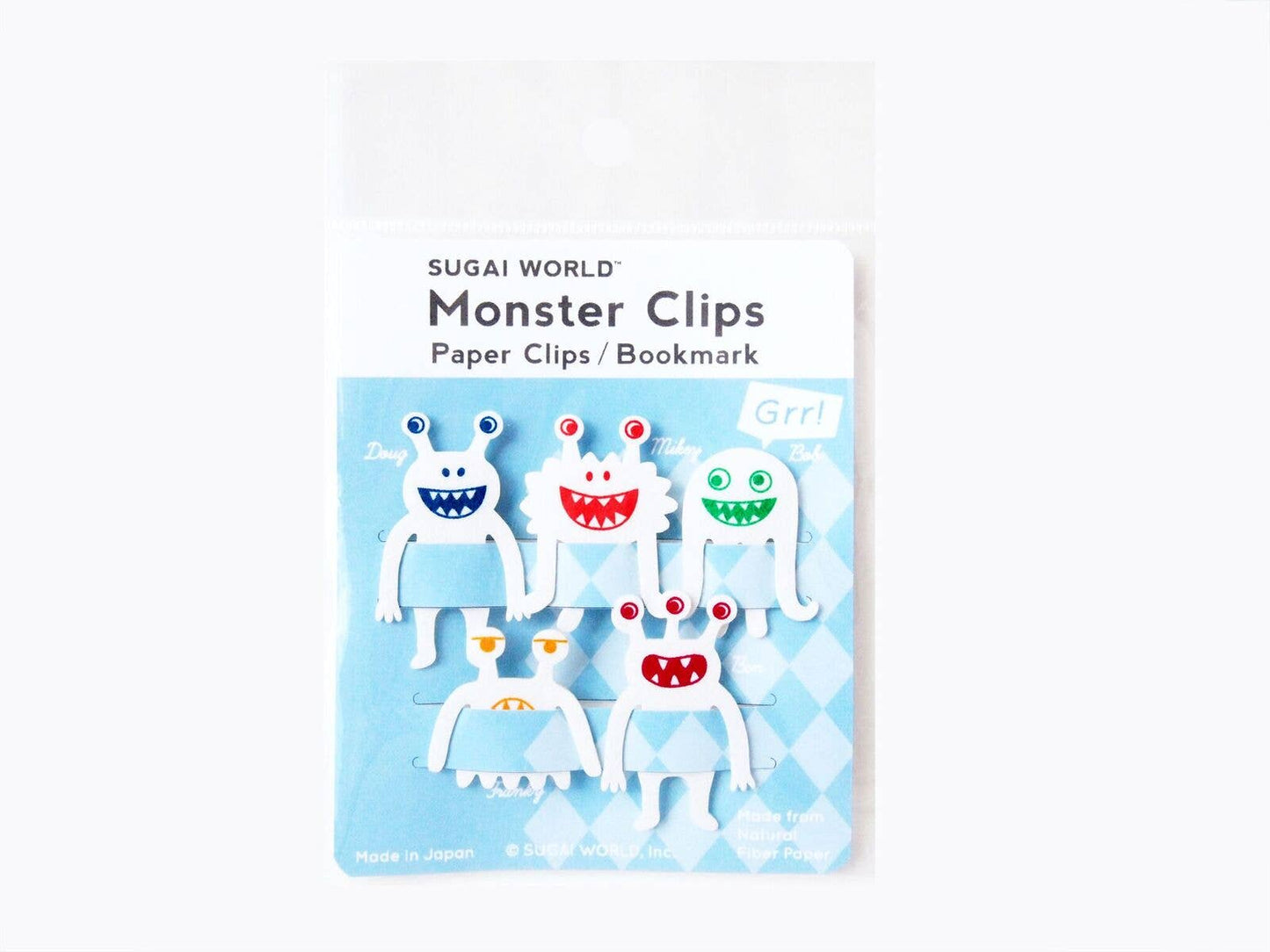 SUGAI WORLD - Monster Clips - White