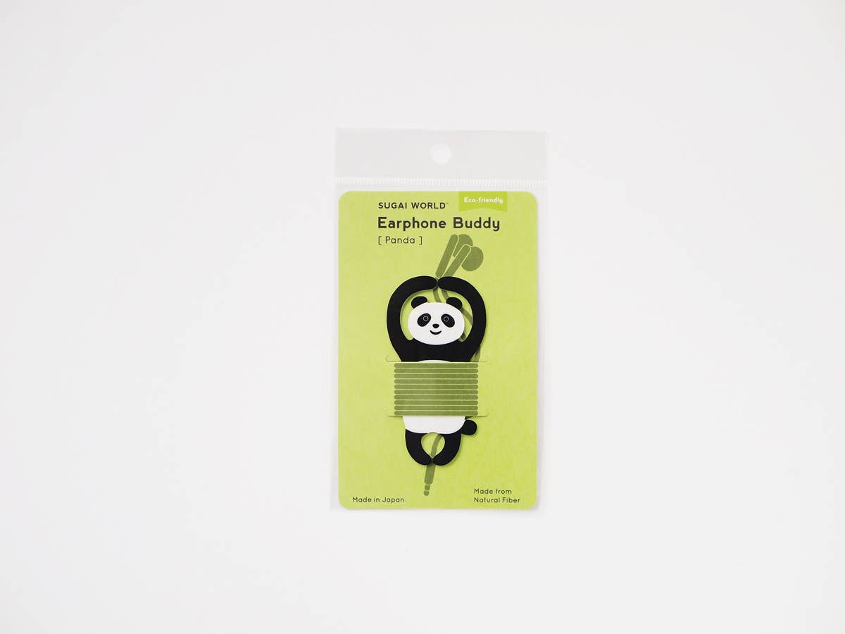 SUGAI WORLD - Earphone Buddy Cable Holder - Panda