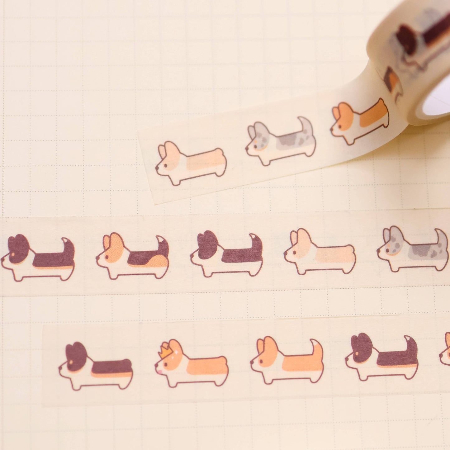 Thousand Skies - Washi Tape - Corgi March