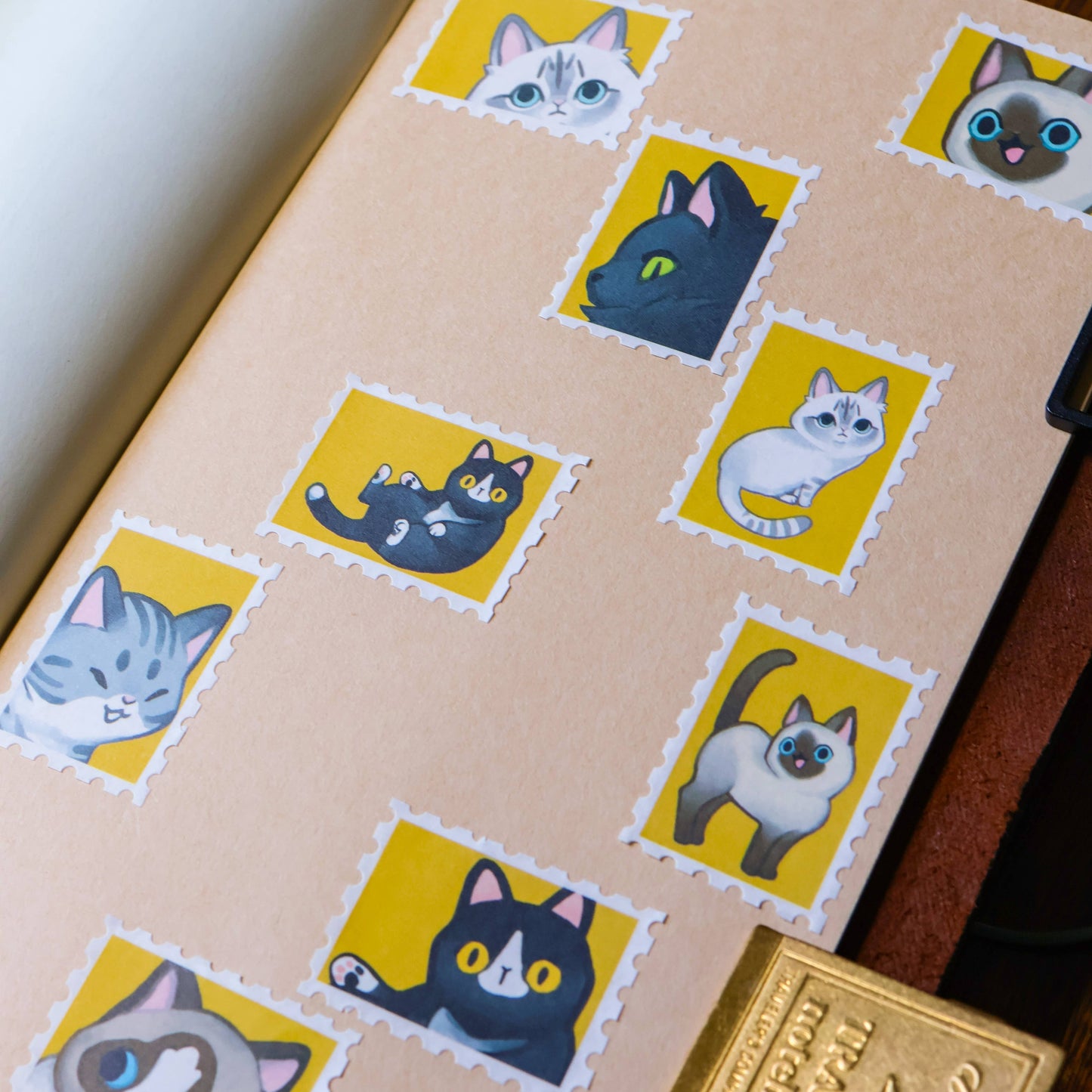 Thousand Skies - Stamp Washi Tape - Candid Cats