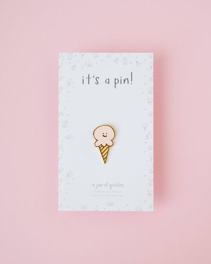 A Jar Of Pickles - Enamel Pin - Ice Cream