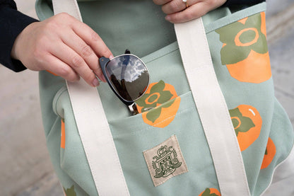 Kayan Pepper Co. - Persimmon Super Heavyweight Tote - Seafoam