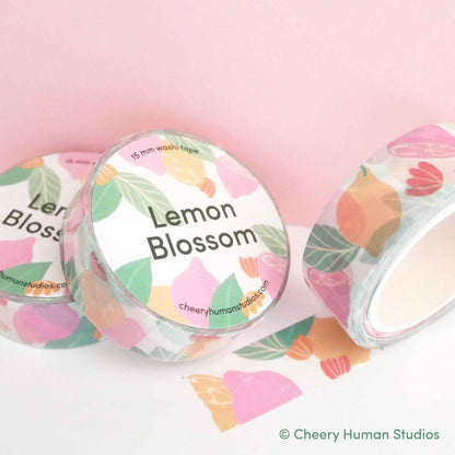Cheery Human Studios - Lemon Blossom Washi Tape