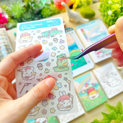 SumLilThings - Enamel Sticker Tweezer - Lil' Painted Brigade (Fine Point)