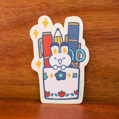 Thousand Skies - Holographic Vinyl Sticker - Pen Holder