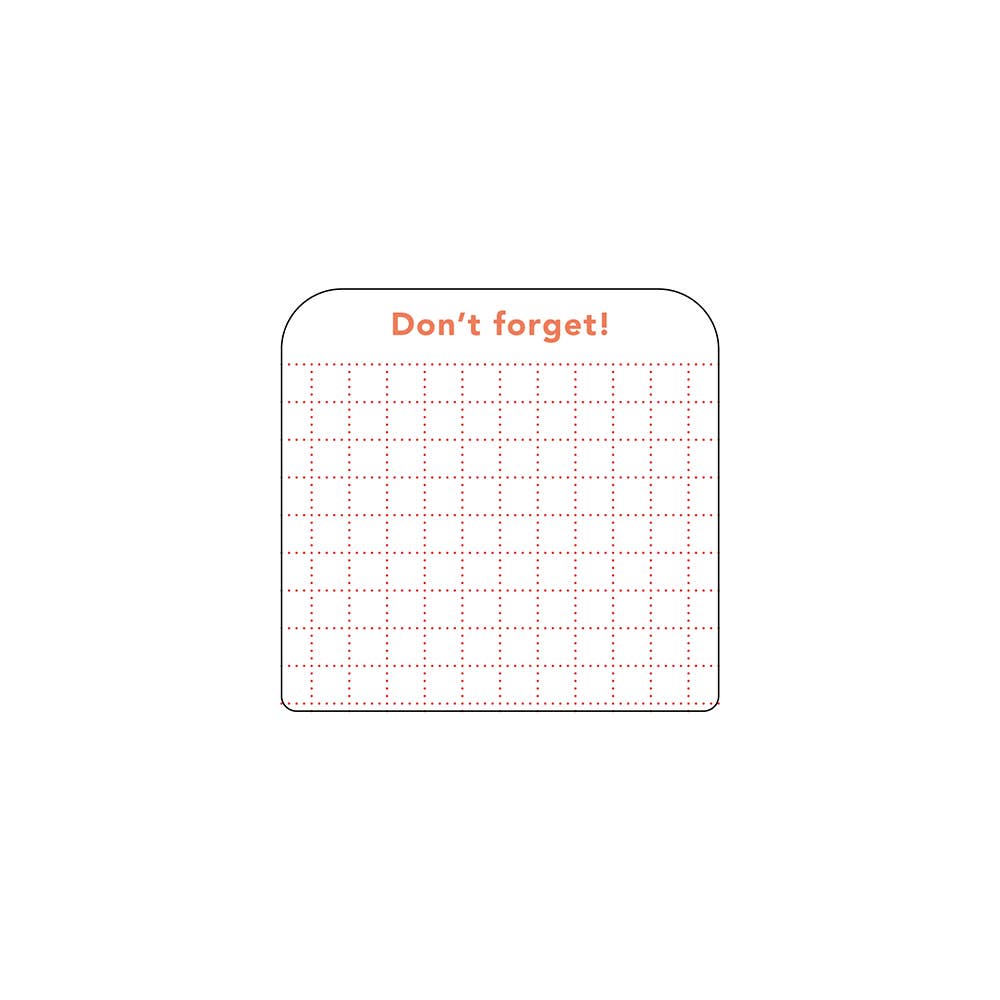 DAIGO - Isshoni. Things To Do Sticky Notes - Small - Red