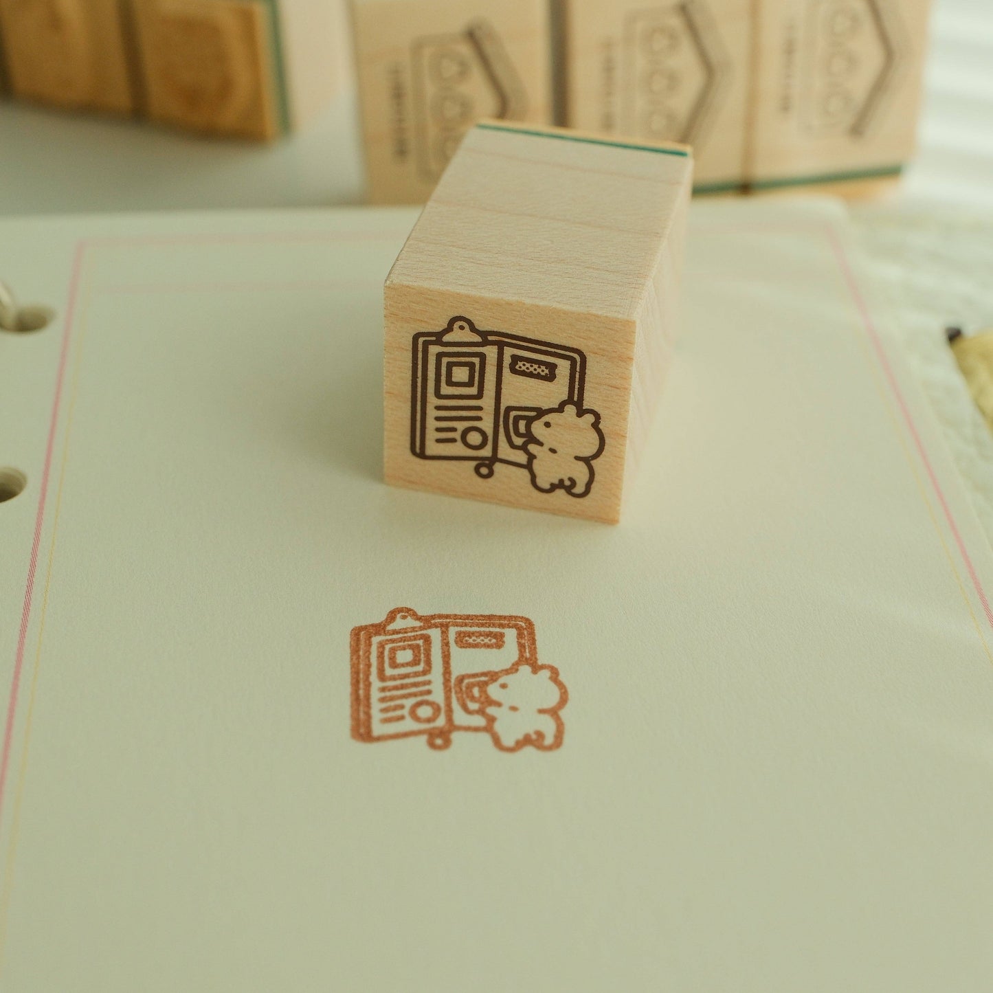 2jingis2jing - Living Softly Rubber Stamp - Vol.1