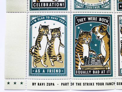 The Portland Stamp Company - Complicated Friendships - Lick & Stick Stamps