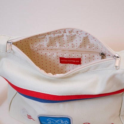 Kayan Pepper Co. - Kayan Postal Service Shoulder Bag - Cream White
