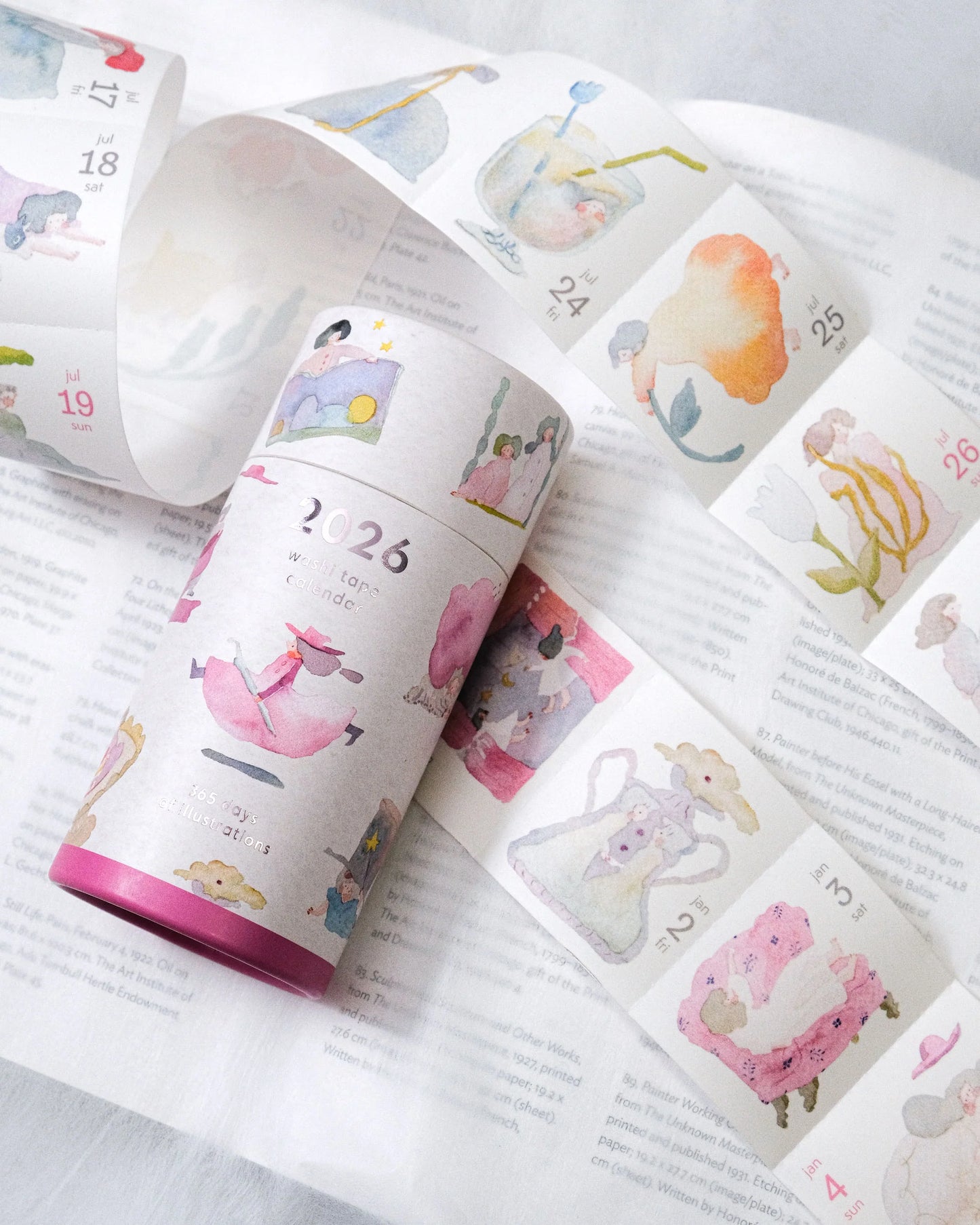 dodolulu - 2026 365-Day Washi Tape Calendar