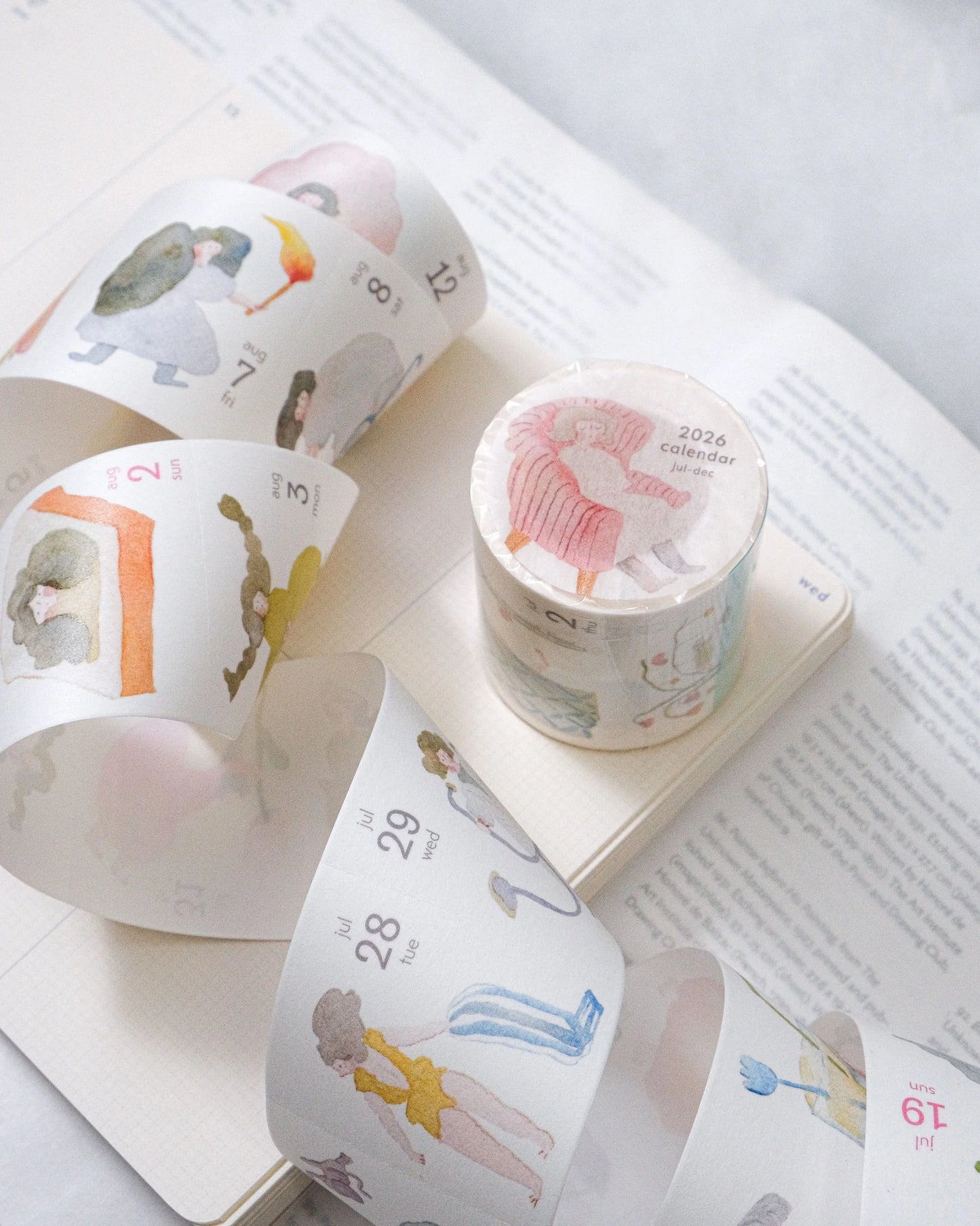 dodolulu - 2026 365-Day Washi Tape Calendar