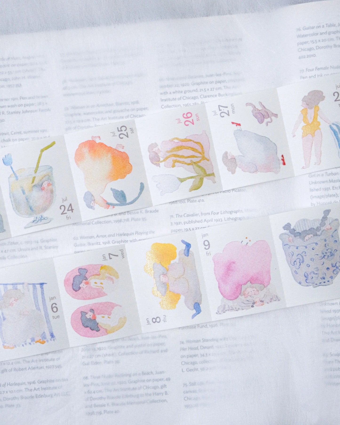 dodolulu - 2026 365-Day Washi Tape Calendar