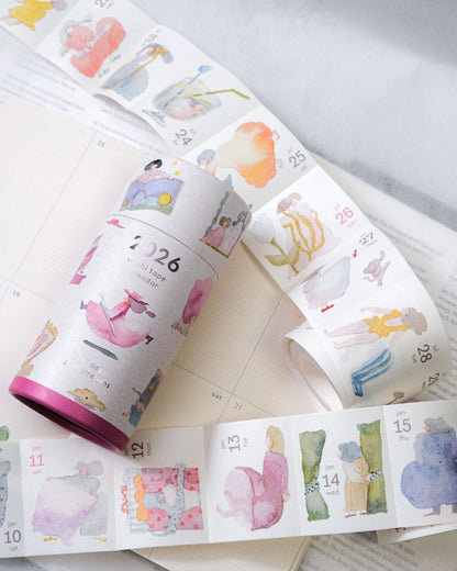 dodolulu - 2026 365-Day Washi Tape Calendar