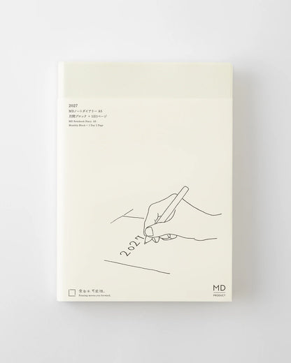 MD 2027 Notebook Diary 1 Day 1 Page - A5