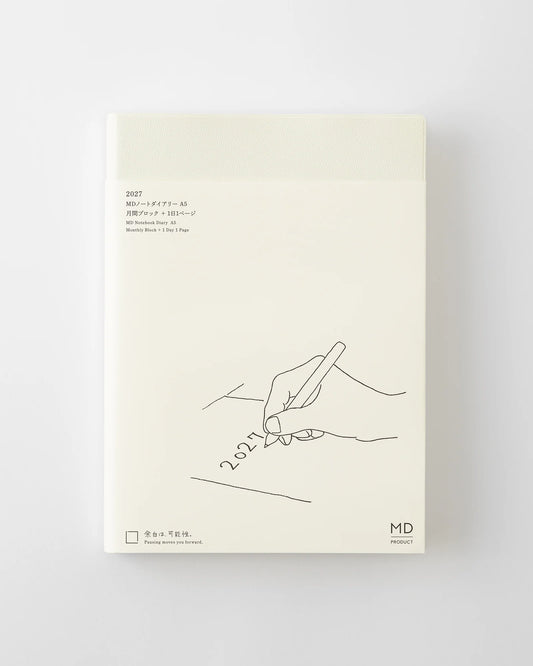 MD 2027 Notebook Diary 1 Day 1 Page - A5