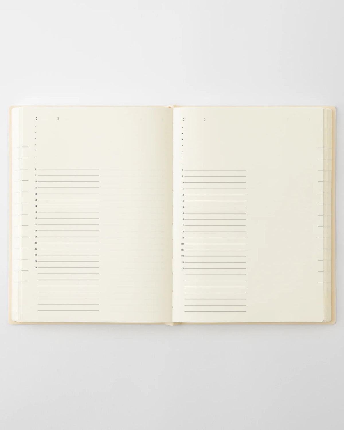 MD 2027 Notebook Diary 1 Day 1 Page - A5