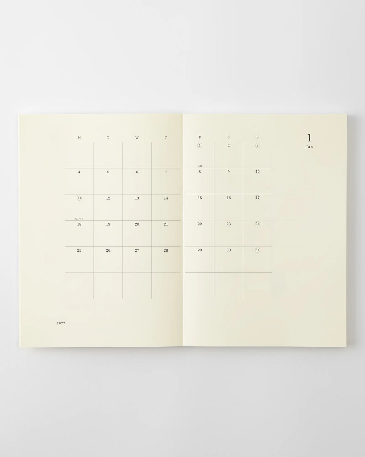 MD 2027 Notebook Diary - A5