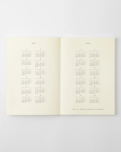MD 2027 Notebook Diary Slim - A5