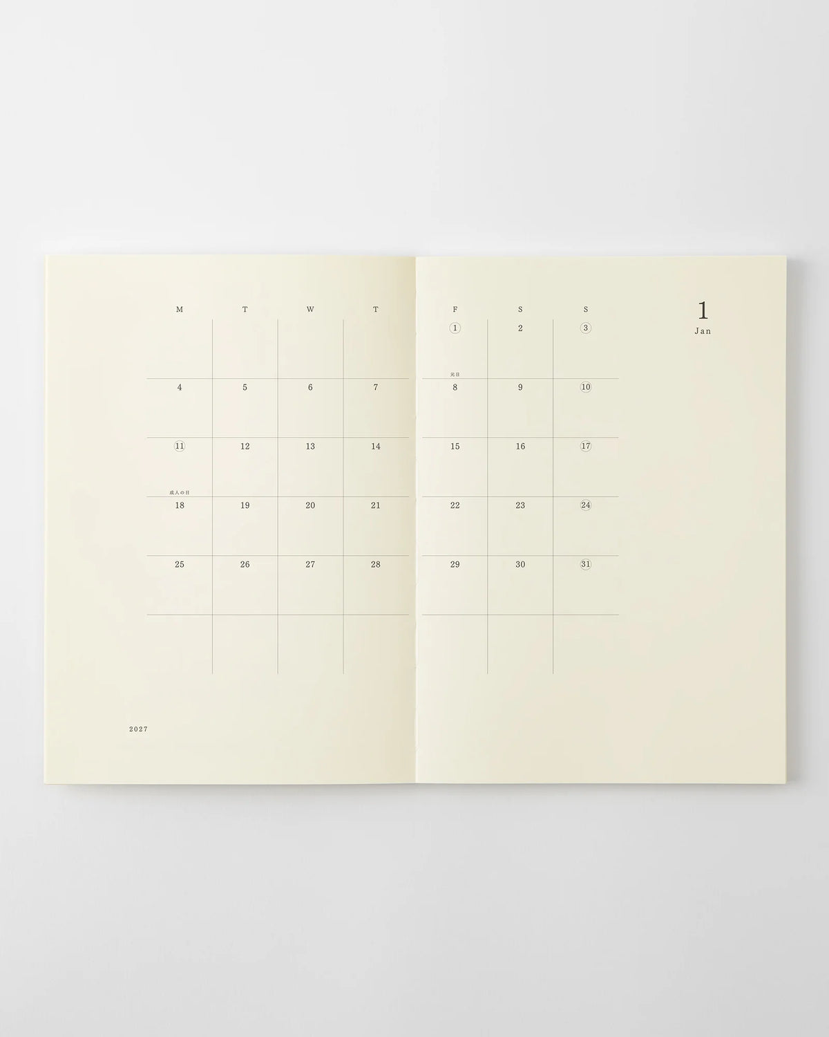 MD 2027 Notebook Diary Slim - A5
