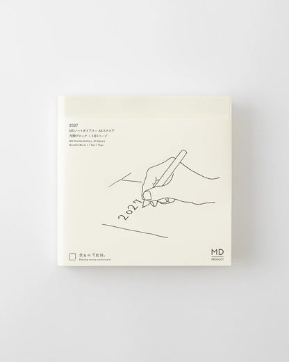 MD 2027 Notebook Diary 1 Day 1 Page - A5 Square