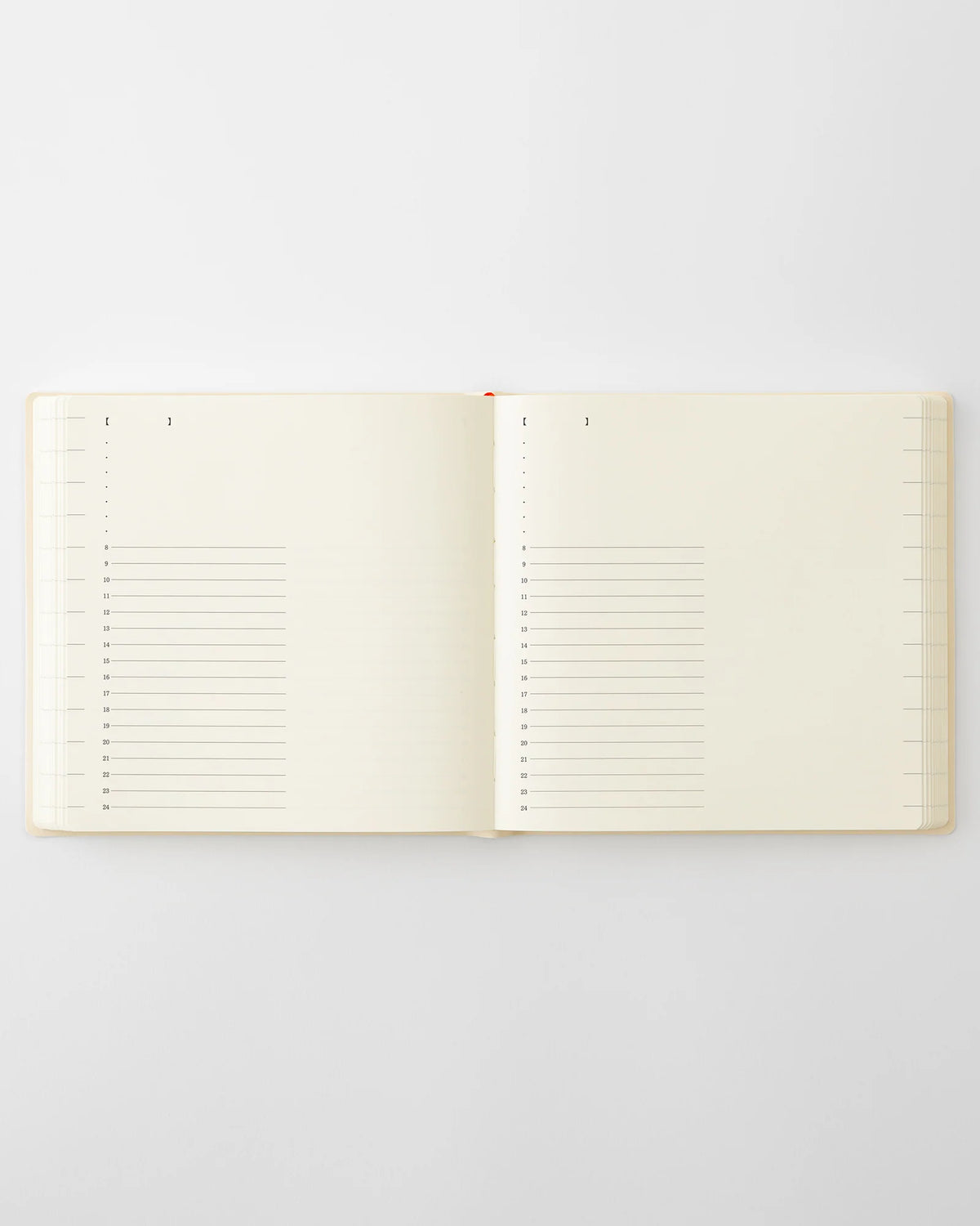 MD 2027 Notebook Diary 1 Day 1 Page - A5 Square