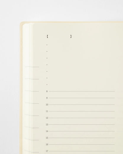 MD 2027 Notebook Diary 1 Day 1 Page - A5 Square