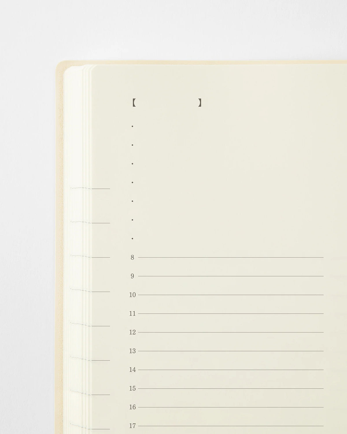 MD 2027 Notebook Diary 1 Day 1 Page - A6