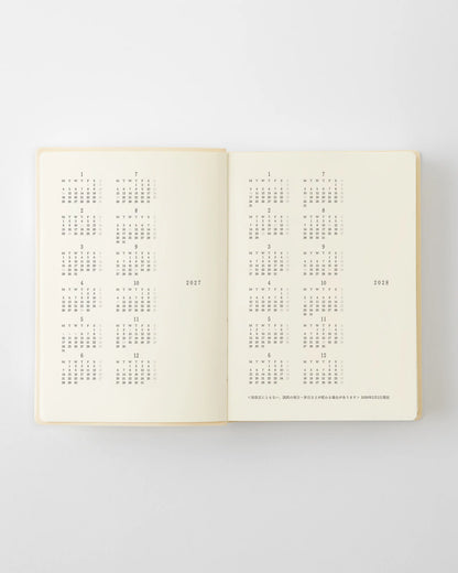 MD 2027 Notebook Diary 1 Day 1 Page - A6