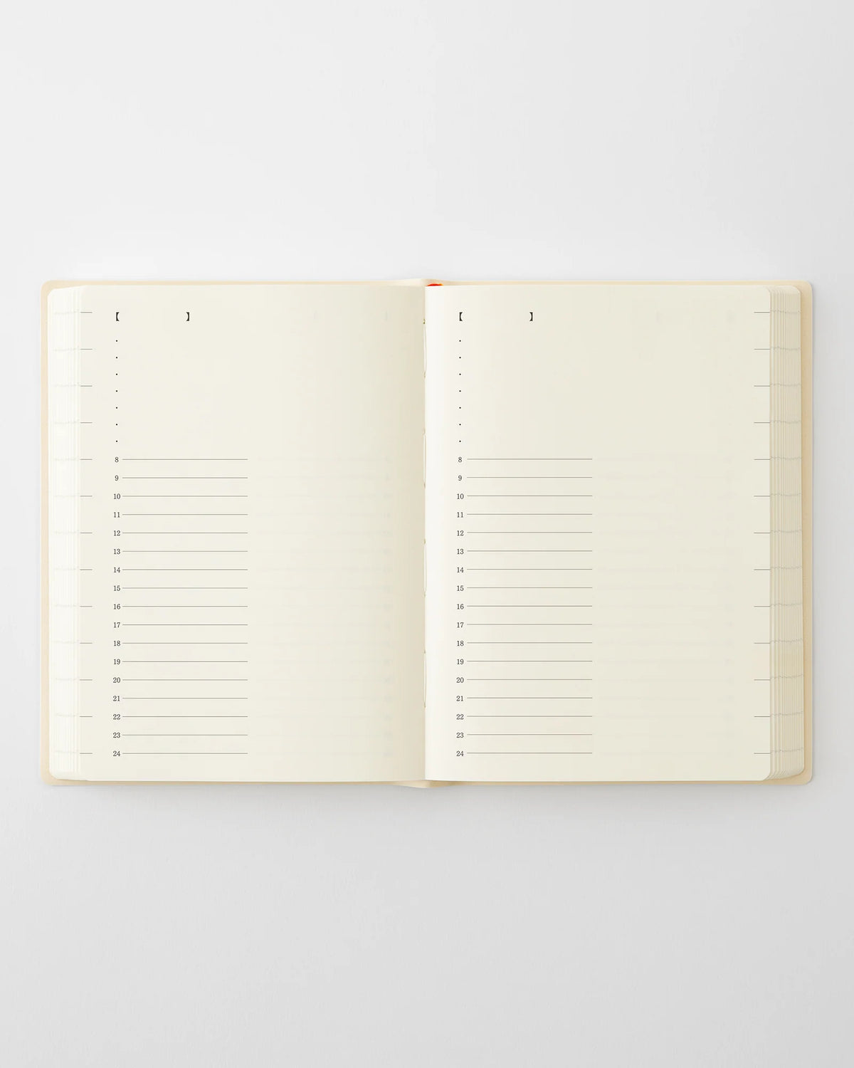 MD 2027 Notebook Diary 1 Day 1 Page - A6