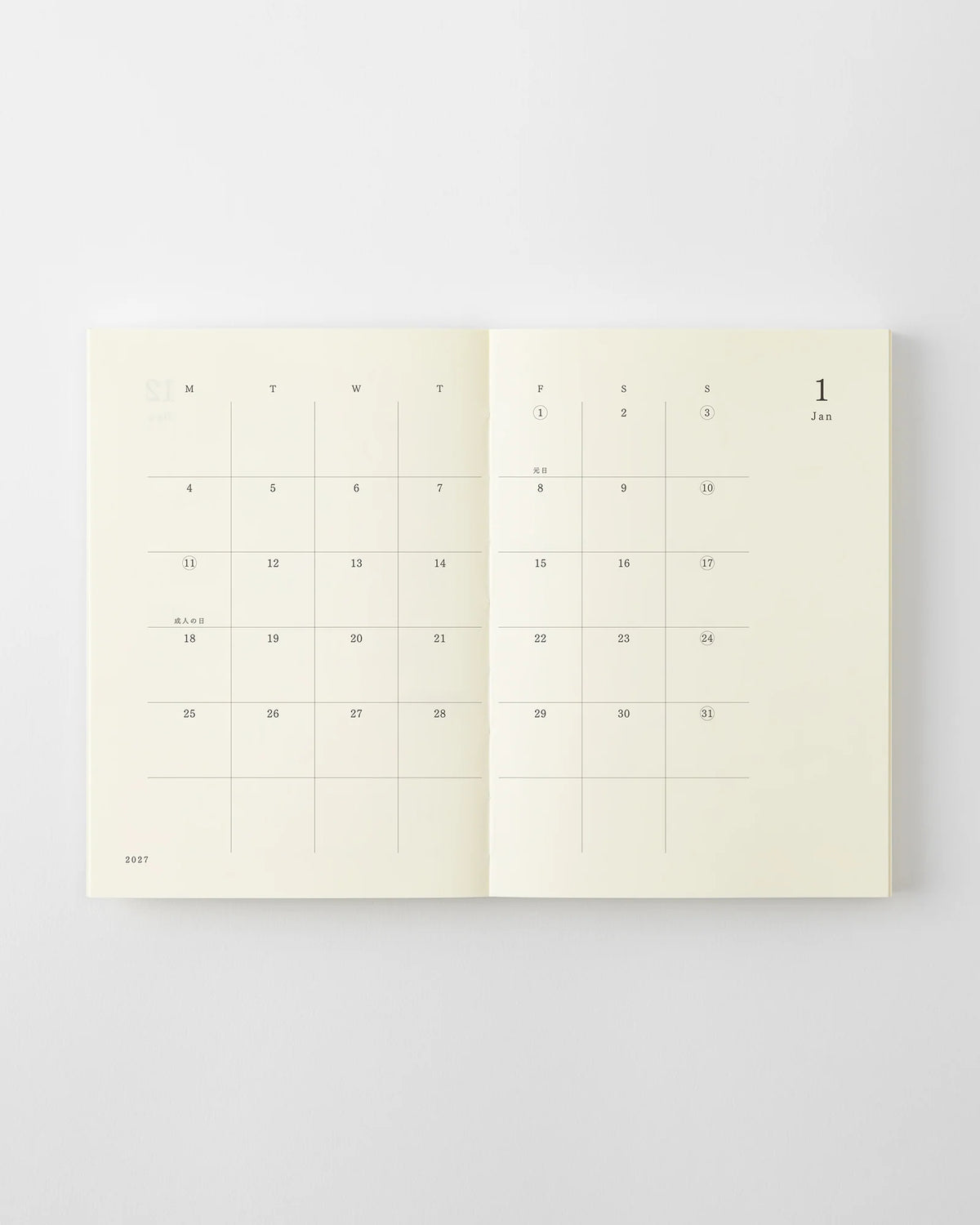 MD 2027 Notebook Diary - A6