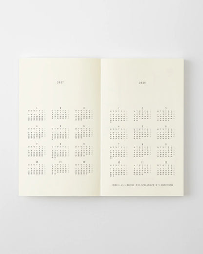 MD 2027 Notebook Diary - B6 Slim