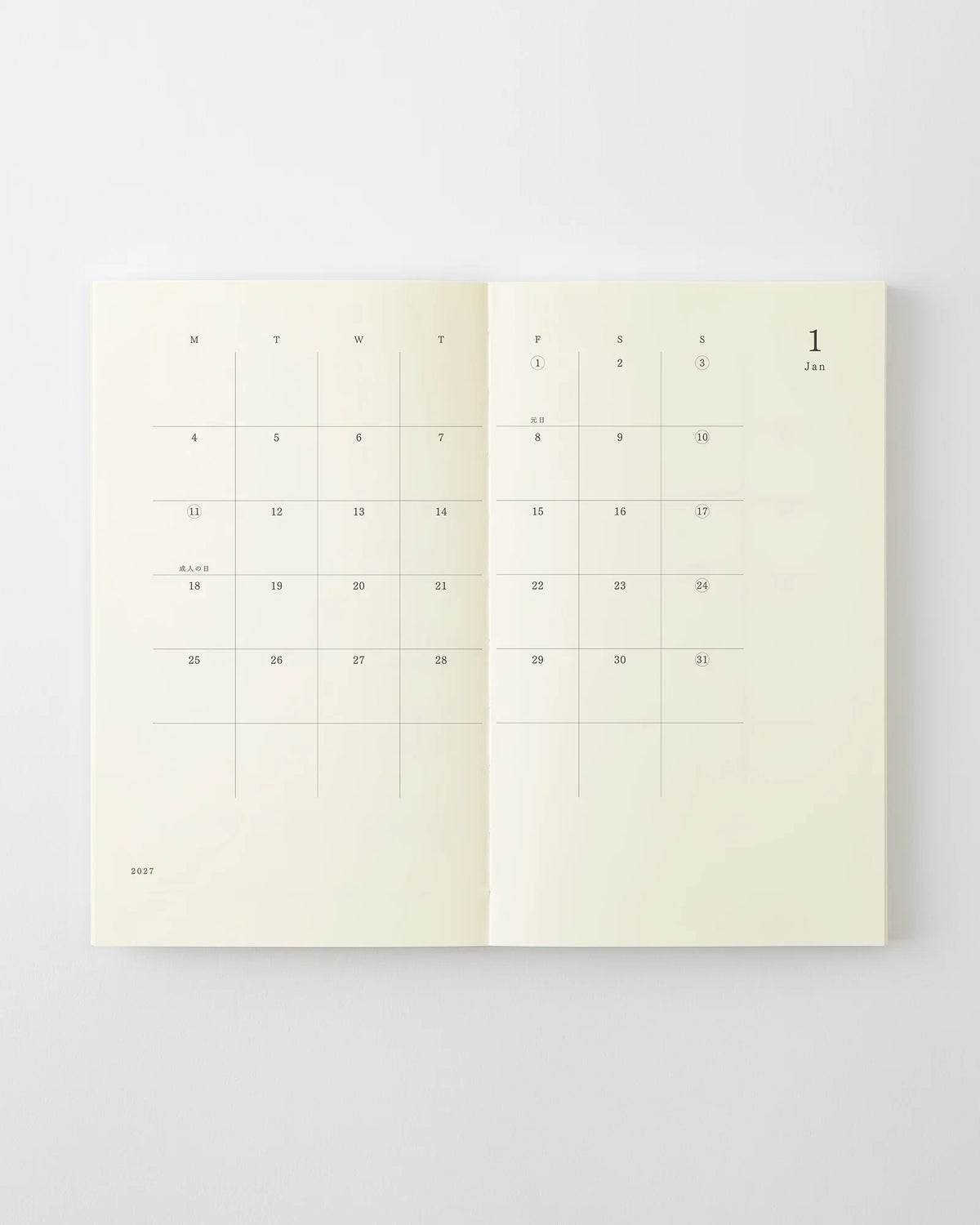 MD 2027 Notebook Diary - B6 Slim