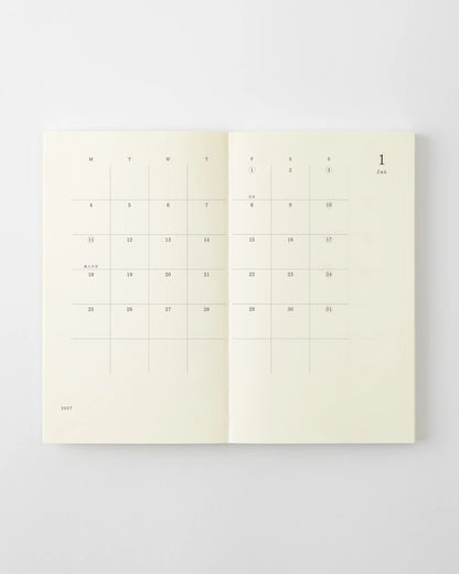 MD 2027 Notebook Diary - B6 Slim
