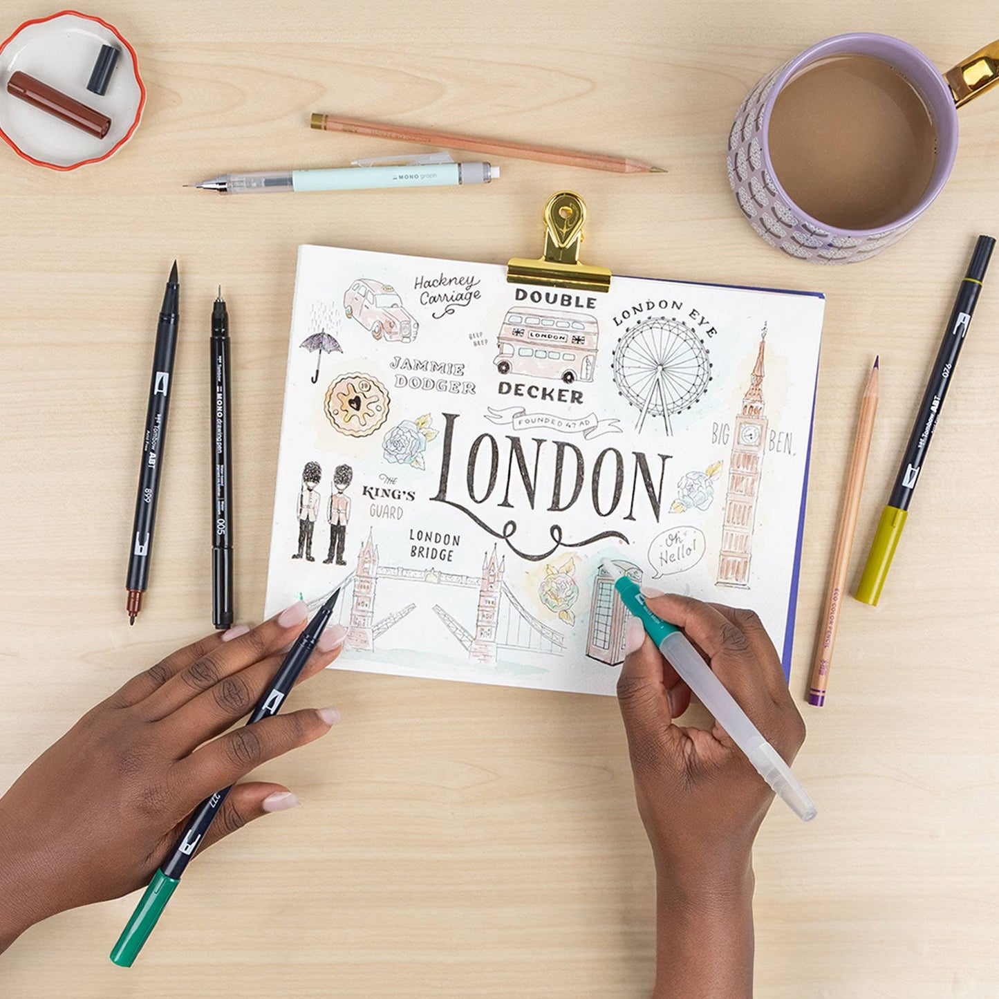 Tombow - Urban Sketching Set