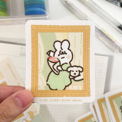 The Chubby Bunny Brand - The Love Letter Vinyl Sticker