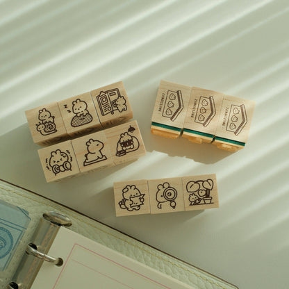 2jingis2jing - Living Softly Rubber Stamp - Vol.1