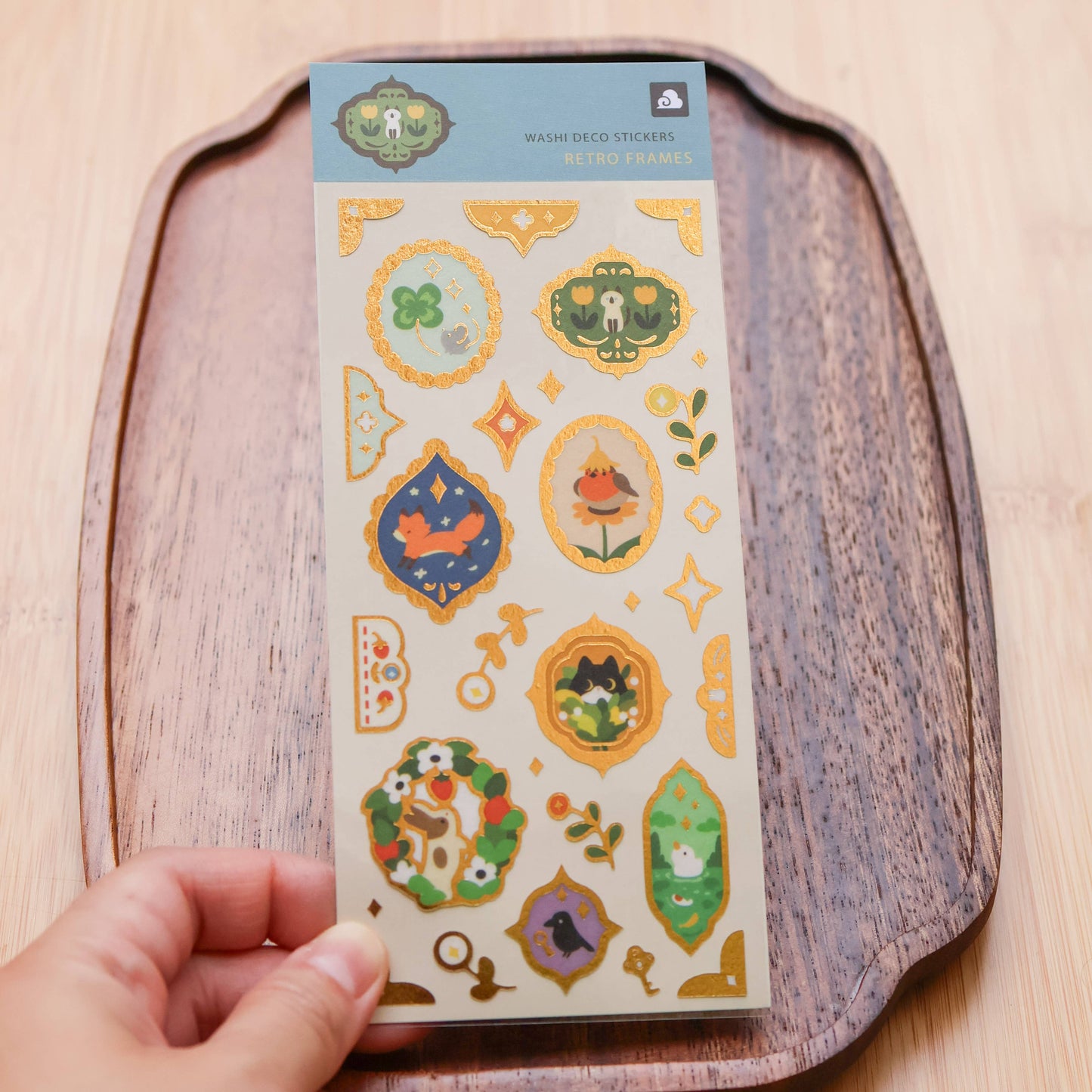 Thousand Skies - Washi Sticker Sheet - Retro Frames