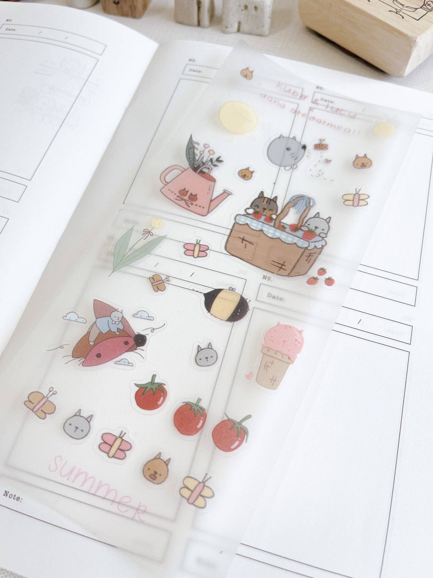 Kuboandlucy x Dana Ate Oatmeal - Four Seasons Sticker Sheet