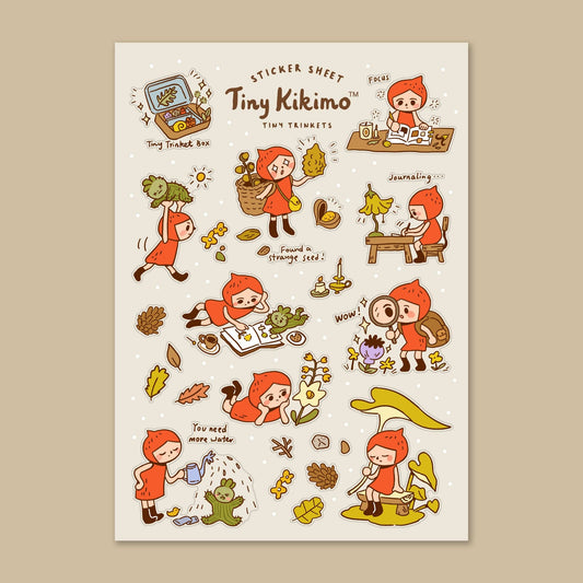 Tiny Kikimo - Sticker Sheet - Tiny Trinkets