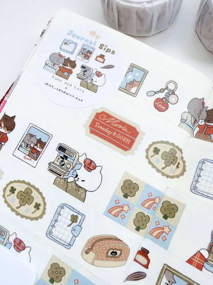 Kuboandlucy x Idiot Sandwich Washi Tape - My Journal Sips - Polaroid