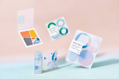 King Jim Coffret Roll Stickers - Lilac Pink