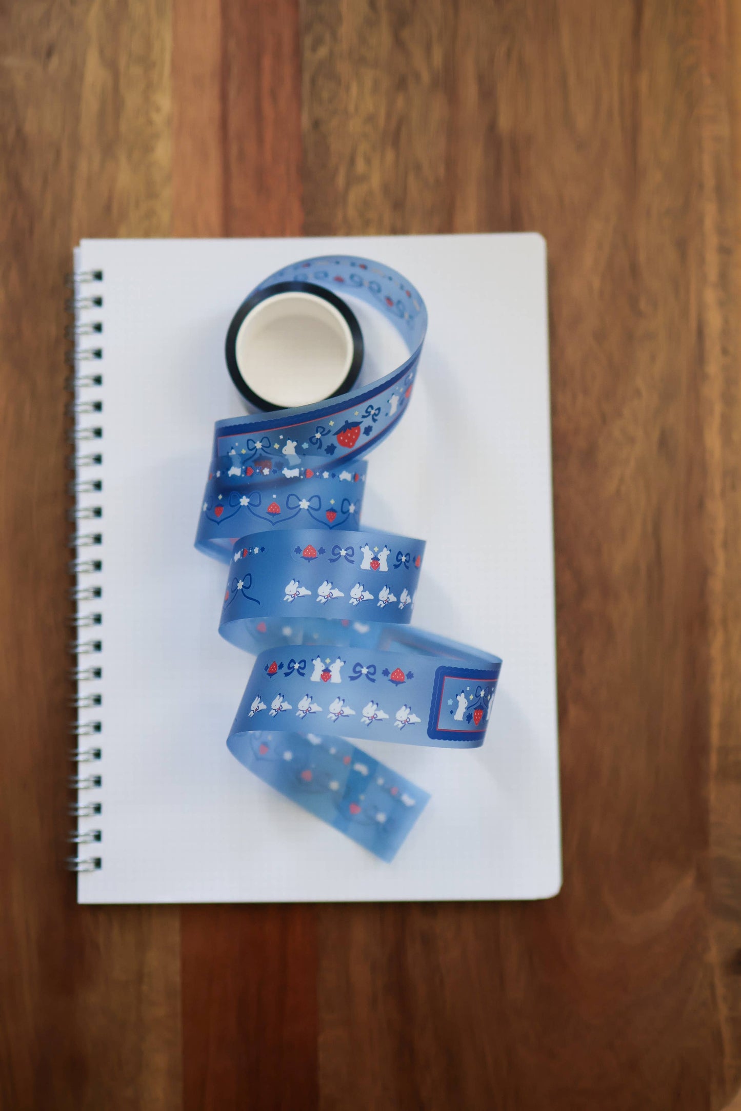 Thousand Skies - Kiss Cut PET Tape - Strawberry Bunnies