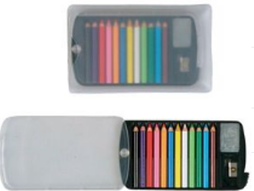 NAKABAYASHI Stationery - Mini Color Pencils - 12 Color Set