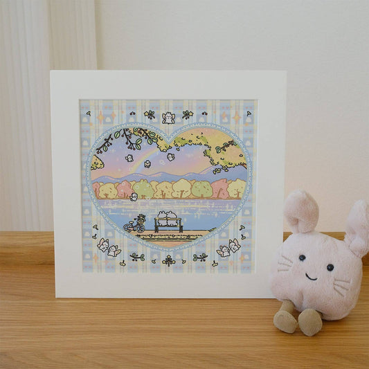 2jingis2jing - Art Print - Fairy Rainbow