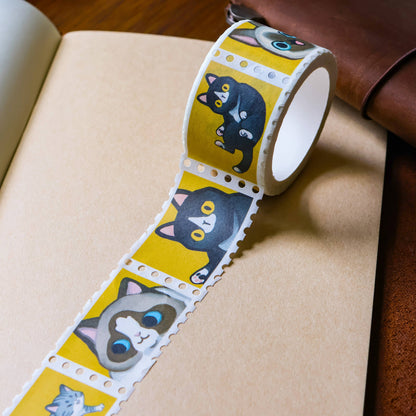 Thousand Skies - Stamp Washi Tape - Candid Cats