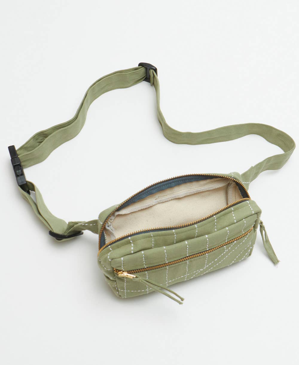 Anchal - Kantha Crossbody Belt Bag
