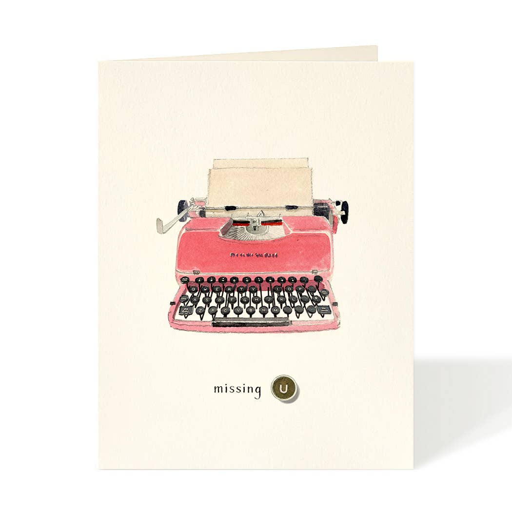 Felix Doolittle - Greeting Card - When Type Was Manual