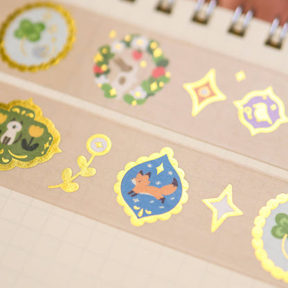 Thousand Skies - Foil Washi Tape - Animal in Frames