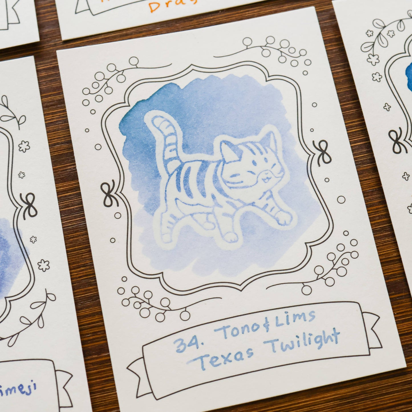 Thousand Skies - Ink Cards - Neighborhood Cats